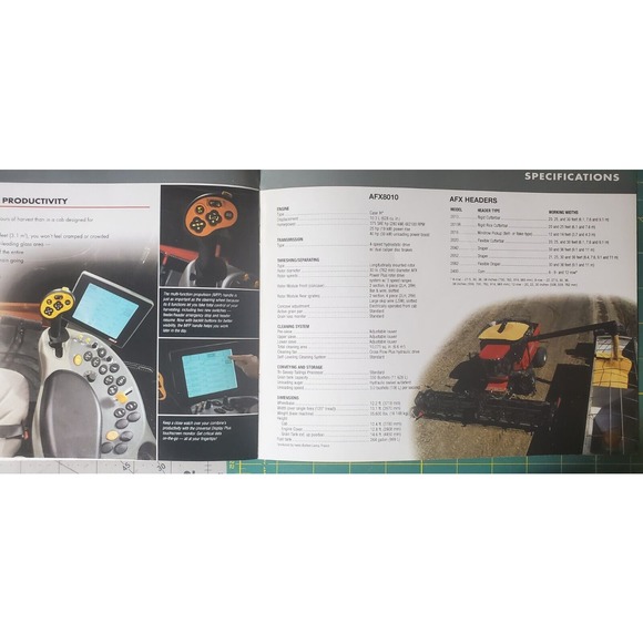 Case International Axial Flow Combine Sales Brochure 2003 - Picture 2 of 2